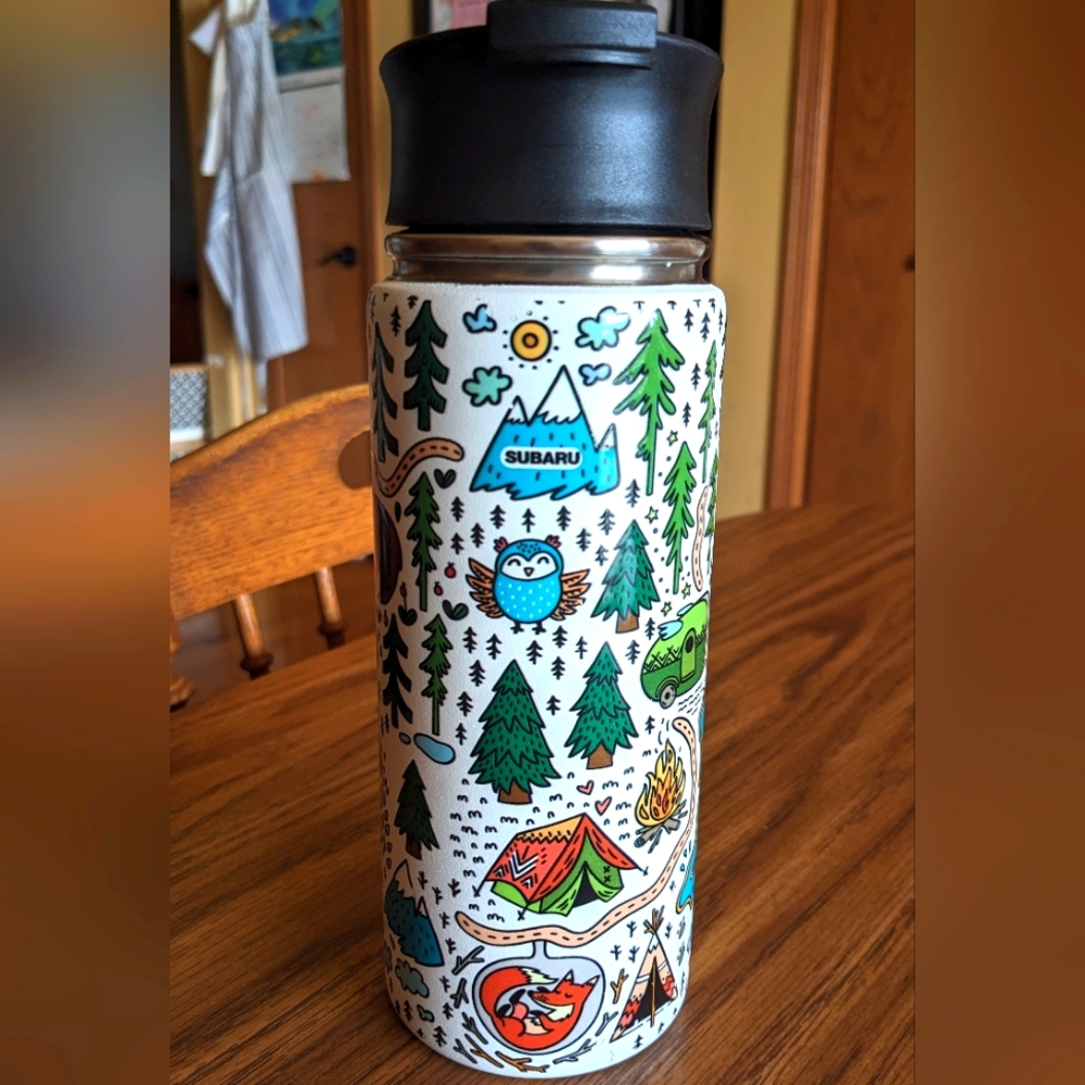 Subaru Outdoor Themed Coffee Travel Mug